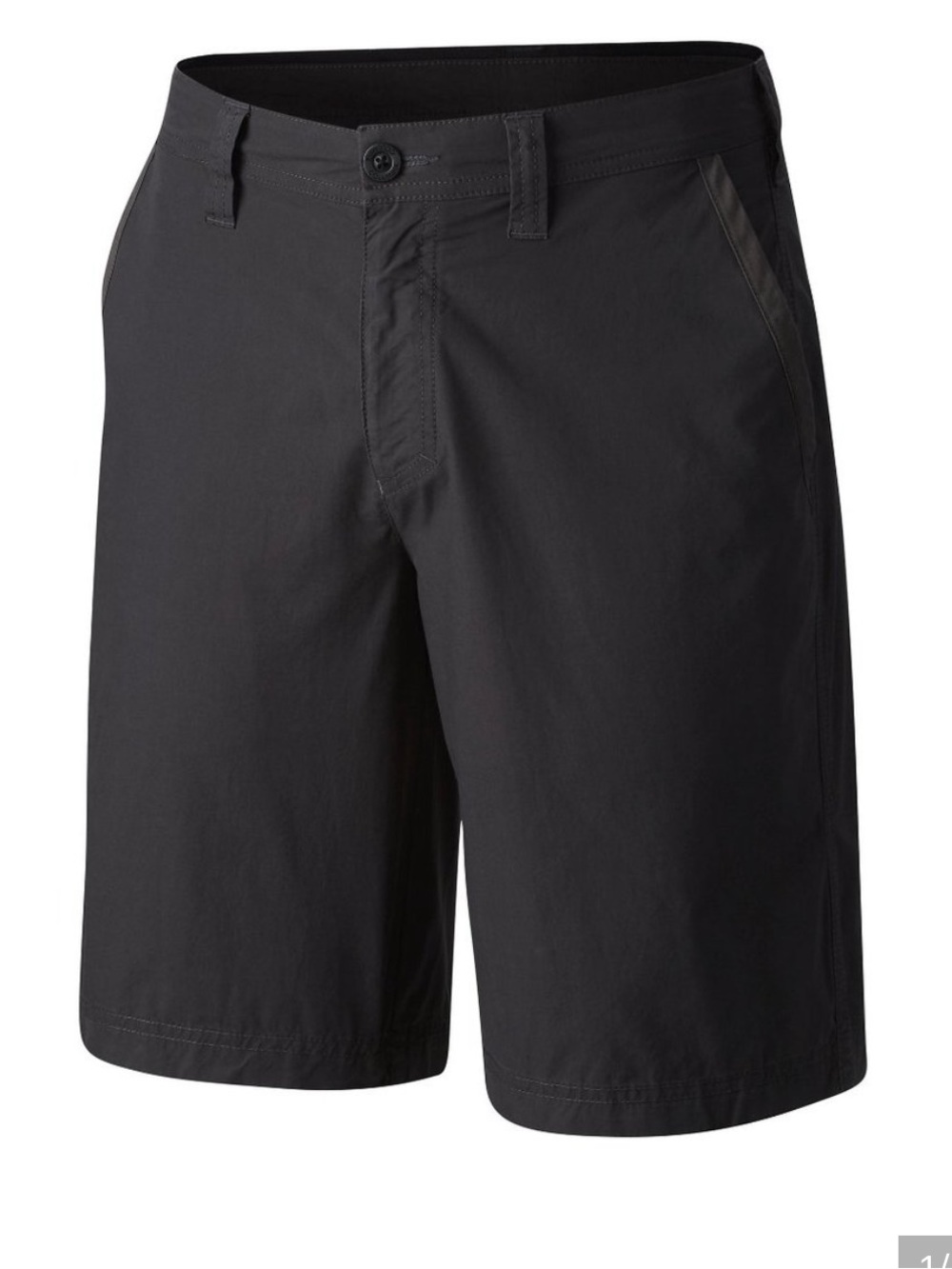 Columbia Mens Washed Out Chino Short black 32x10